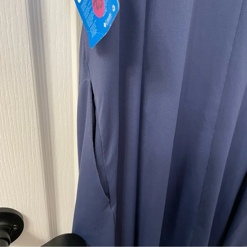 Columbia Deep Blue Sleeveless Midi Dress - Picture 5 of 8